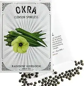 Packet: Traditional Okra Seeds
